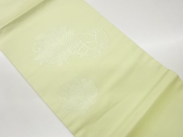 JAPANESE KIMONO / HIRAKI NAGOYA OBI / WOVEN BUTTERFLY 